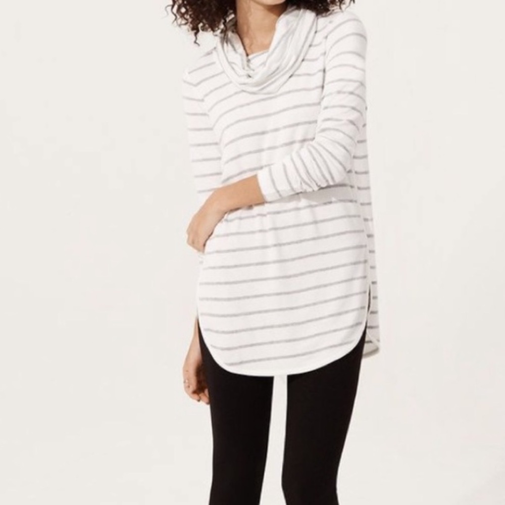 Loft Lou & Grey | Cowl Neck Tunic Sweater